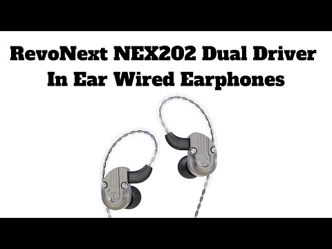 RevoNext NEX202 Dual Driver In Ear Wired Earphones