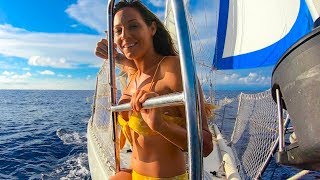 SAILING to SURF, the Search is Real! | Sailing Indonesia (Sailing Nandji) Ep 139