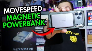 Ultra-Thin MagSafe Power Bank! MOVE SPEED 10,000mAh Review (0.5” Slim)