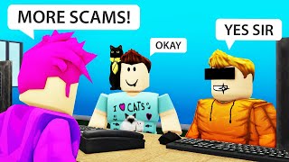 Hiring my FRIENDS to make SCAM CALLS in Roblox