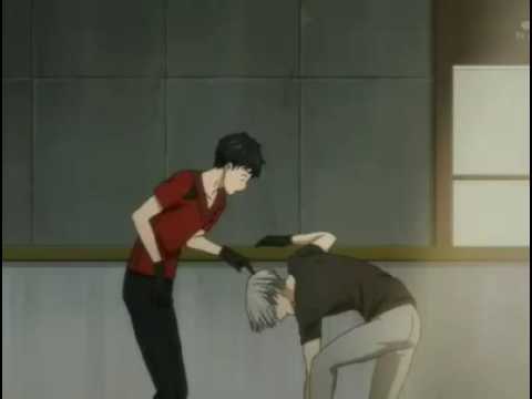 Yuri Touching Victor Yuri On Ice Episode 4 Youtube