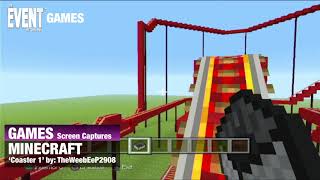 GAMES - Screen Capture Minecraft Coaster 1