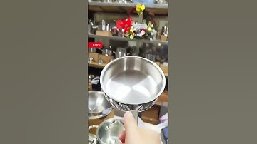 Chảo chiên rán thành đứng Elmich Trimax inox liền khối 3 lớp sử dụng chống dính tự thân sử dụng cho