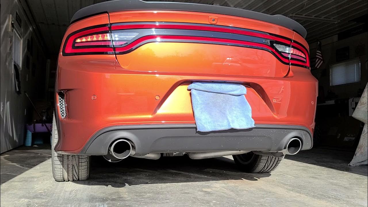 scat pack mid mufflers swapped out YouTube