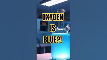 Oxygen Isn’t Colorless?! It’s Actually Blue?! 🤔 #shorts