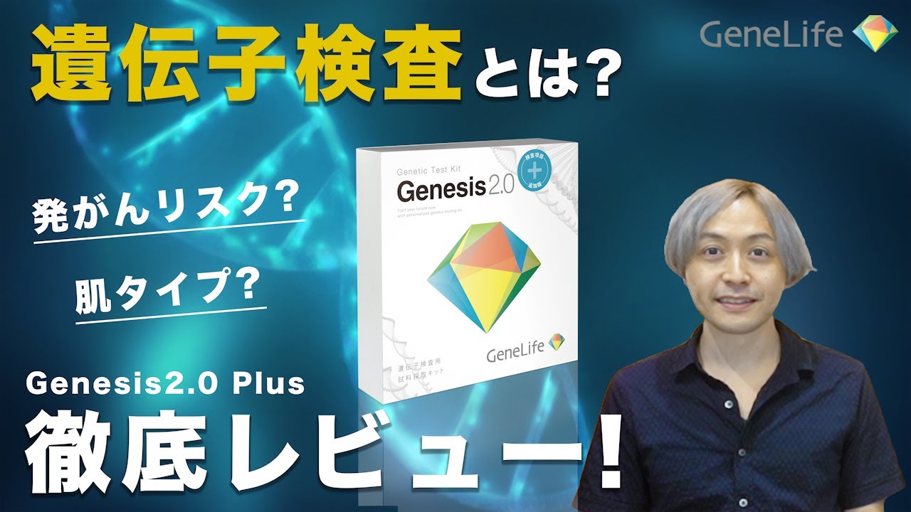 Genesis2.0 Plus - 360項目のプレミアム検査 | 遺伝子検査のジーン