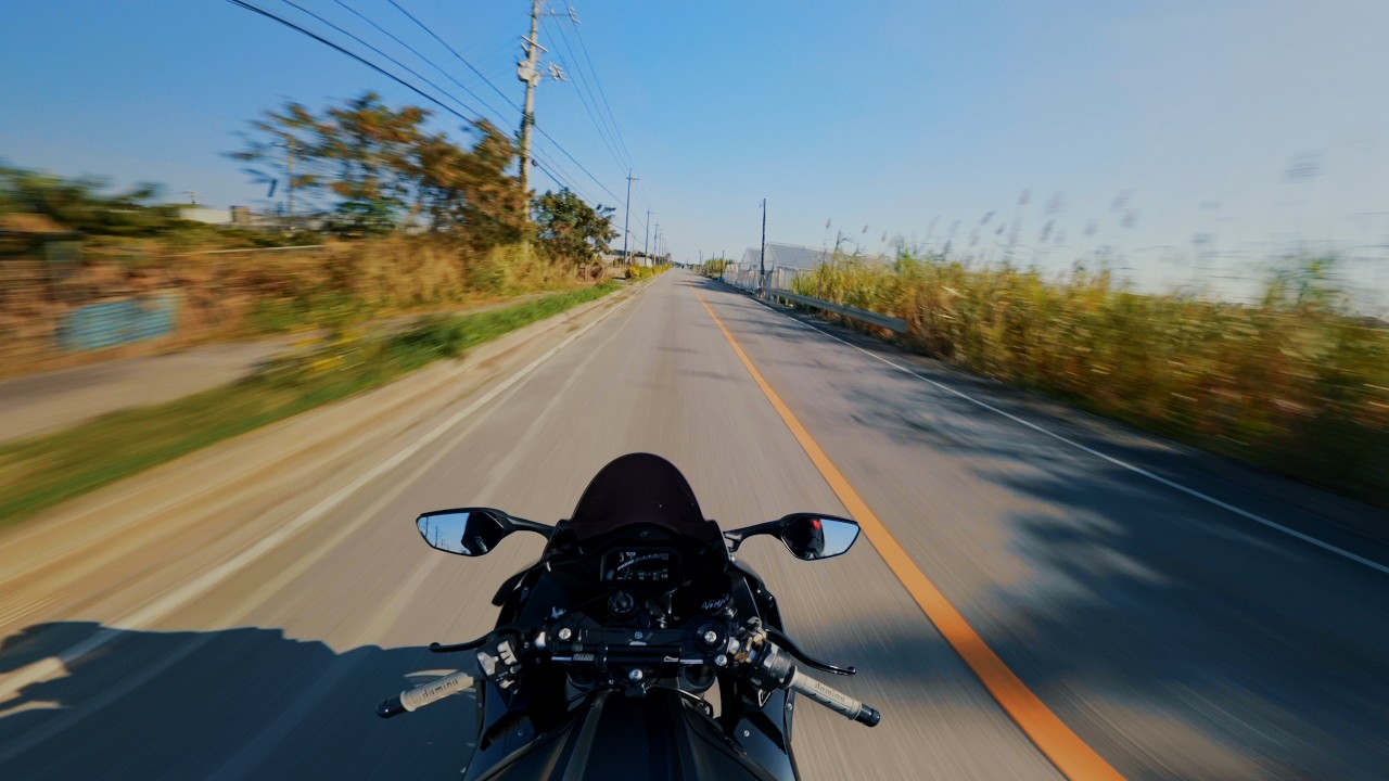  A Pleasant Sunday Morning | Kawasaki ZX10R | pure sound | Insta 360 [4K]