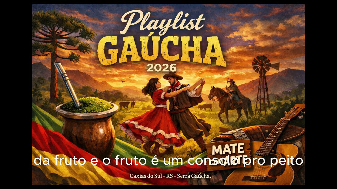 PLAYLIST 2026 MÚSICAS GAÚCHAS - MATE COM ARTE