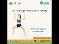 6 Proven Yoga Asanas to Conceive Faster | Effective Yoga Poses for Women to Boost Fertility | GBR