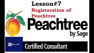 Lesson7 || registeration of peachtree || peachtree registration key || online ustaad screenshot 4