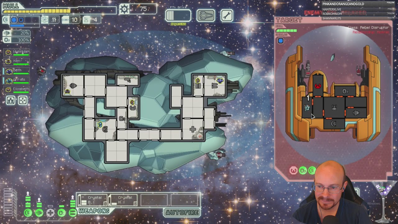 How to win an FTL run! Crystal A, no pause, hard mode edition!