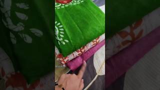 ✨ Beautiful Cotton Mulmul Saree Under Budget | Meesho Saree Collection ❤️ #shorts