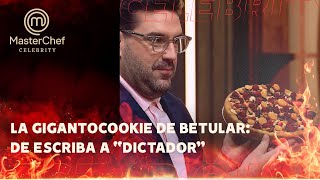 Con gritos y sorpresas, Betular exigió una COOKIE XL en la gala de eliminación #MasterchefCelebrity