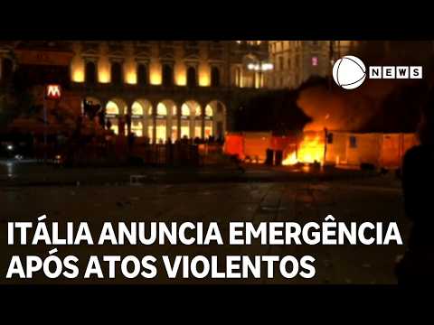 Italy announces emergency decree following violent acts