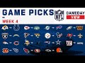 NFL Week 4 Game Picks