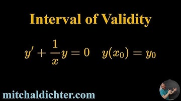 Interval of Validity Example 2