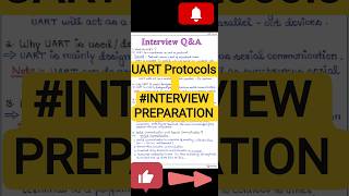 #interviewpreparation #interviewquestions #peripherals #uart #protocols #virel #trending #guide #