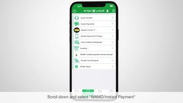 WAMD - The fastest payment transfer method in Kuwait.