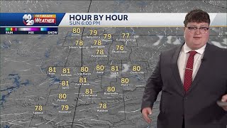 A cooler Saturday in Arkansas