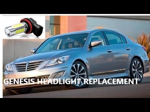 Genesis Headlight and DRL Replacement