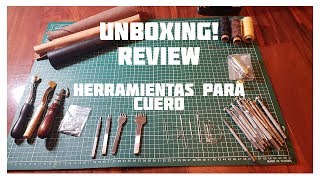 UNBOXING KIT de Herramientas para CUERO! ▻ REVIEW 