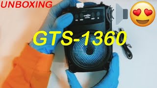 Download Lagu Unboxing speaker GTS-1360 | beautiful RGB light MP3