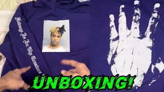 OG XXXTentacion Mugshot Purple Hoodie Unboxing! (Old 2017 Revenge)