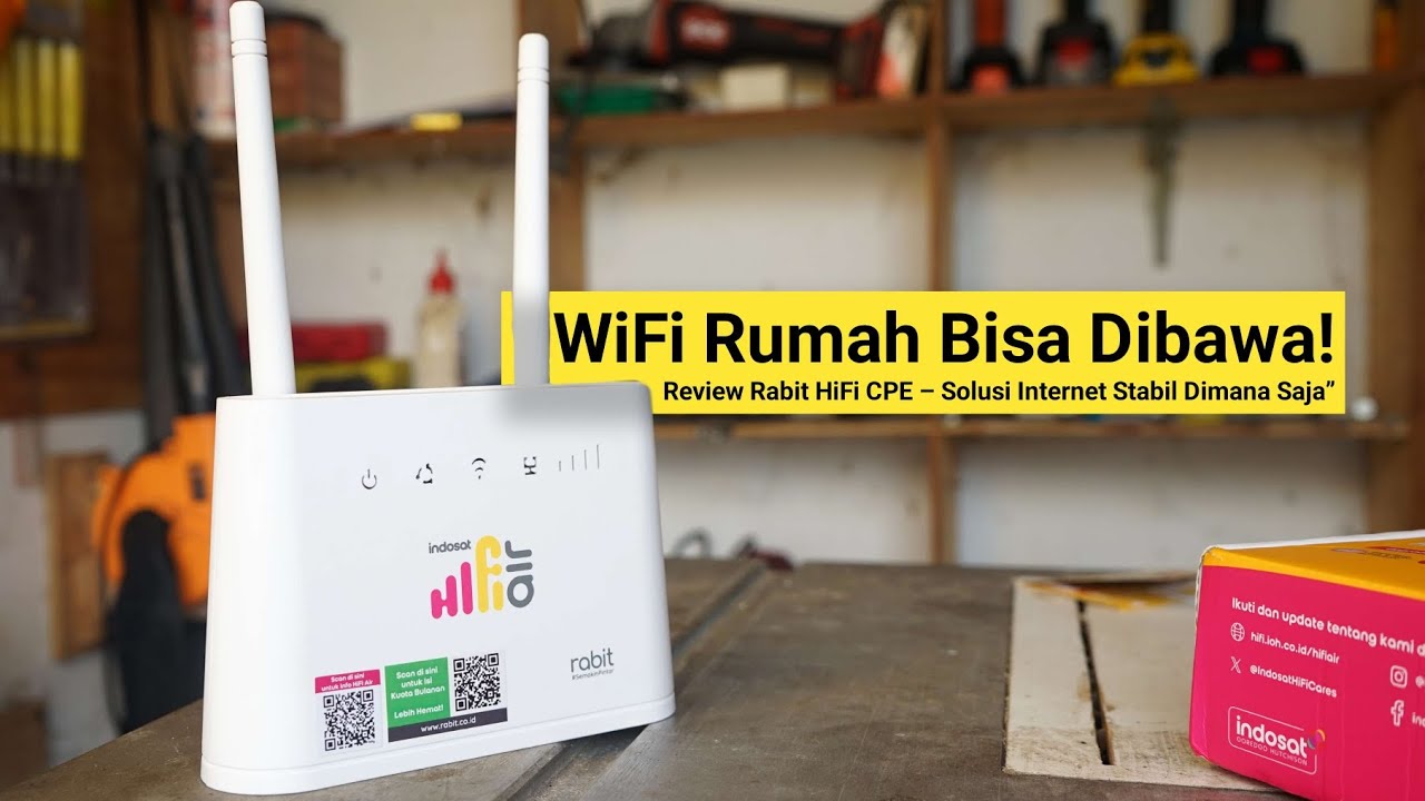 “WiFi Rumah Bisa Dibawa! 🔥 Review Rabit HiFi CPE – Solusi Internet ...