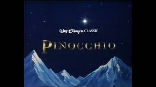 Disneys Pinocchio Reklame Dansk Vhs