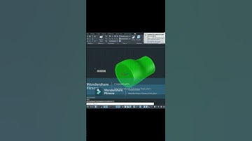 AutoCAD 3D Eccentric Reducer Tutorial #3dmodeling #autocad #autocad2024 #shorts