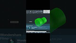 AutoCAD 3D Eccentric Reducer Tutorial #3dmodeling #autocad #autocad2024 #shorts