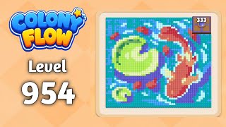Colony Flow level 954 walkthrough solution gameplay 