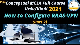 How to Configure RRAS | RRAS & VPN | Routing and Remote access configuration [Hindi/Urdu] Part 2 screenshot 5