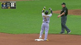 Celebrity PIT@MIL: Harrison smacks an RBI double in the 7th Wealth