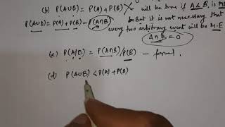 GATE CSE 1994 solution | Probability: Let A&B be any two arbitrary events then........