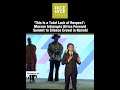 President #EmmanuelMacron went up on stage to make this statement during the Africa Forward Summit.