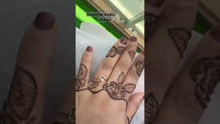 Beautiful Arabic Mehendi Design 🌿 Easy Henna Art #Shorts