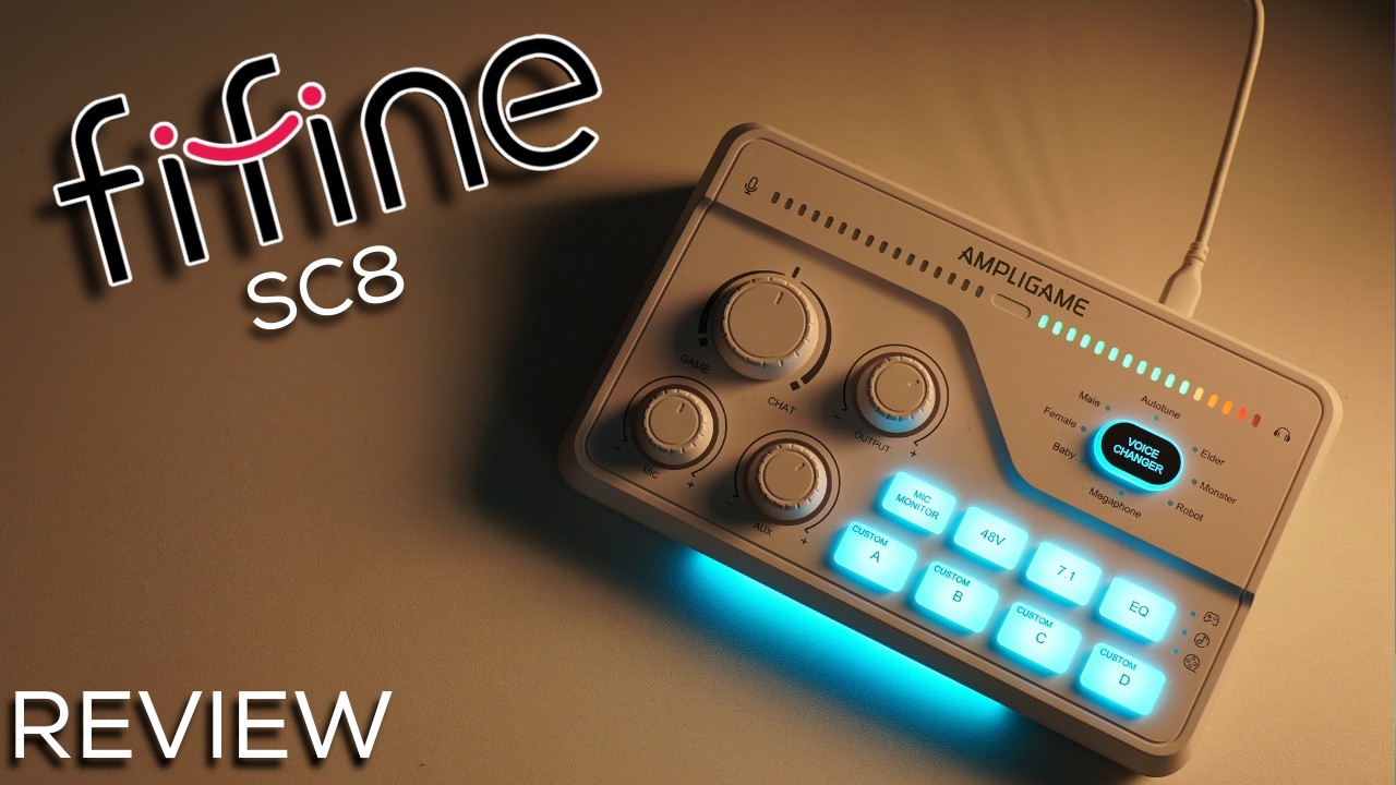 Tengo una INTERFAZ de audio FAVORITA ¿Vale la pena la FiFine SC8?  areview completo