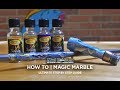 Howto mad swirl magic marble on custom fishing rod components