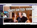 Gifting TFUE 100k V Bucks in Fortnite.. (Fortnite Battle Royale)