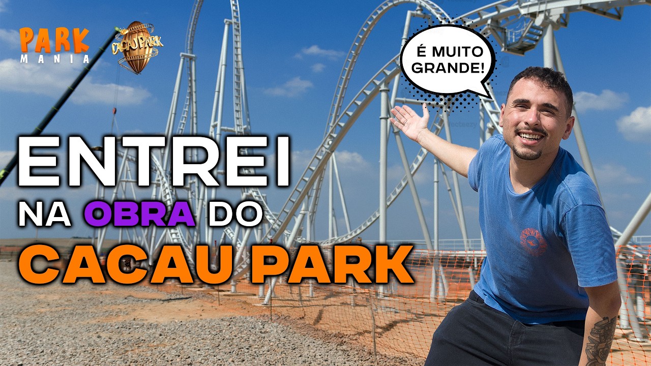 ENTREI na obra do CACAU PARK e mostrei TODOS os DETALHES.