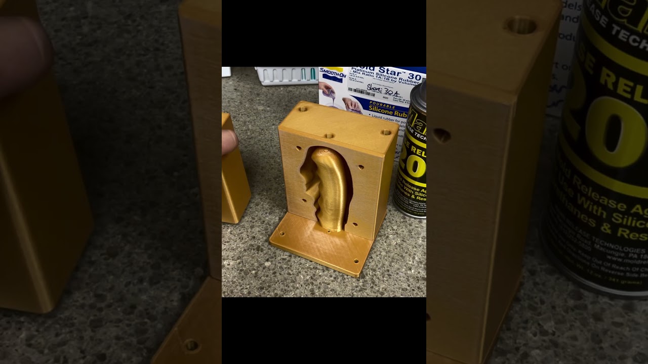 3D-печать: силиконовая рукоятка для ножа на заказ 