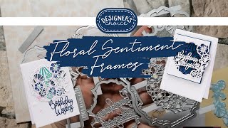 Designer's Choice Floral Sentiment Frames Unboxing Video (auf Deutsch)