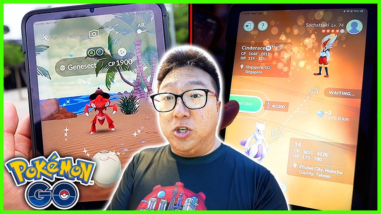 Genesect Raid Hour With Lucky Mewtwo Trade - Pokemon GO