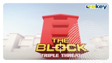 ekey fingerscanner on TV featured by "The Block - Triple Threat"