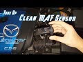 How to Clean MAF sensor // Mazda CX5 KEEFW/KEEAW/KE2FW/KE2AW/KE5FW/KE5AW