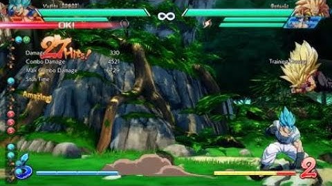 Vegito with Gotenks Command Grab Set Up