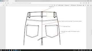 GGT CAD Video # 9 Learn 5 Pocket Jeans Pattern Making in Gerber | Complete Course
