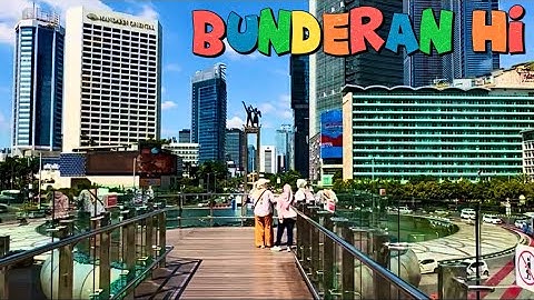 Halte TransJakarta Bunderan HI | Welcome Monument | Patung Selamat Datang Jakarta Indonesia