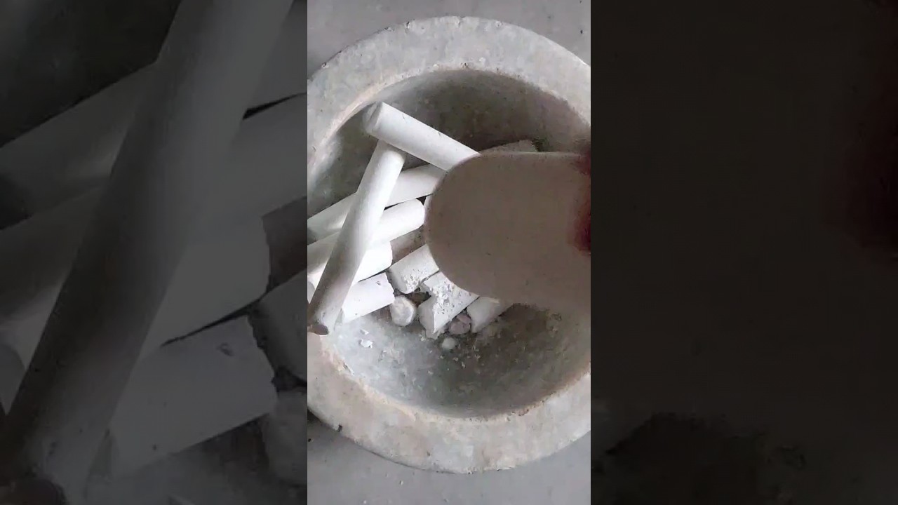 Most satisfying CHALk pencil Crush 🤤💥🤩asmr satisfyingcrushingchalk